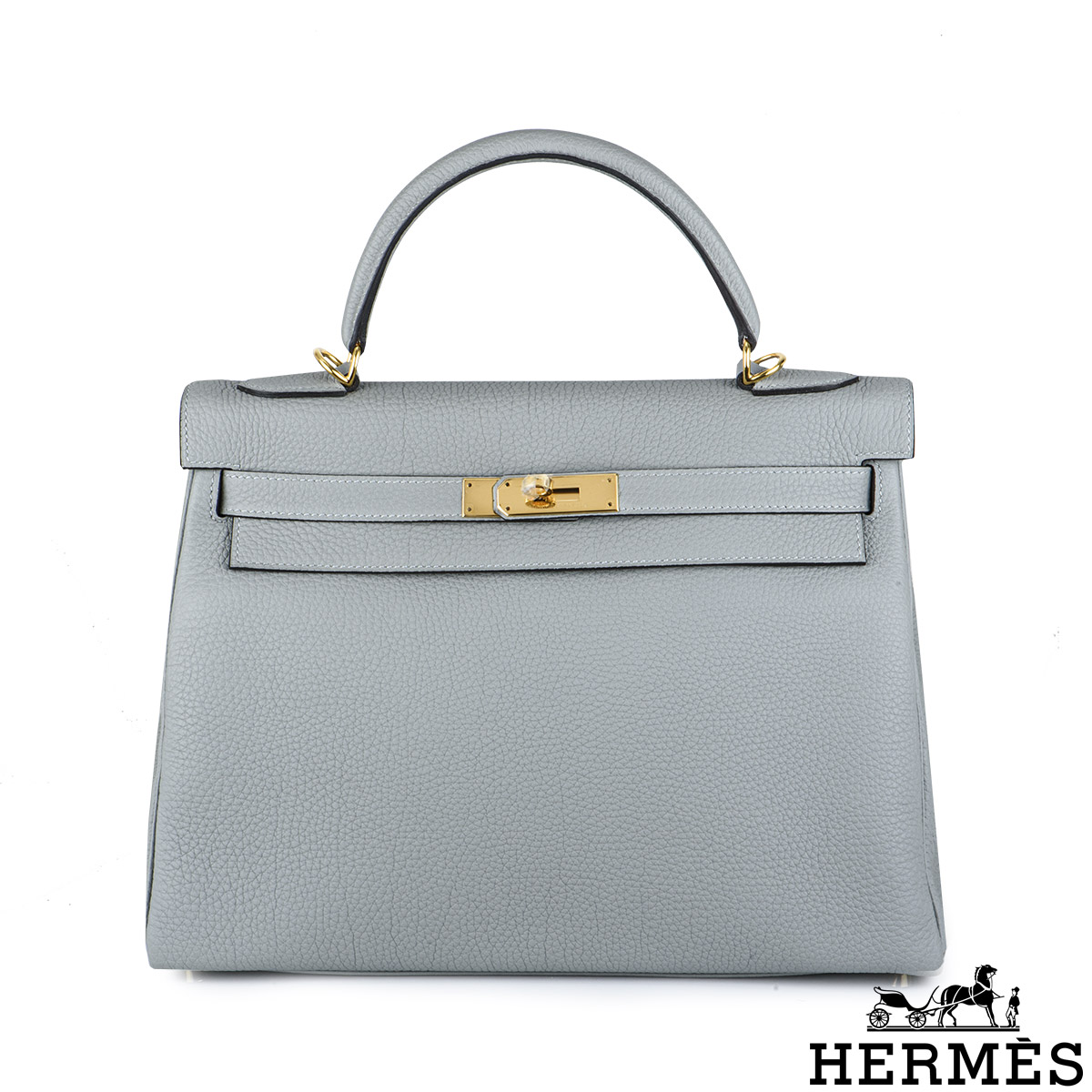 Hermes Birkin Togo 25 Silver-tone Noir - US